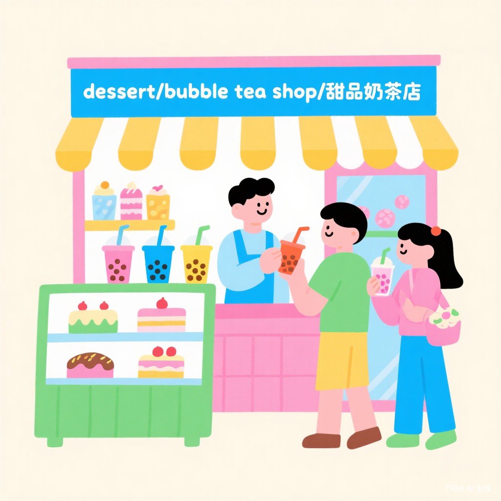 甜品奶茶